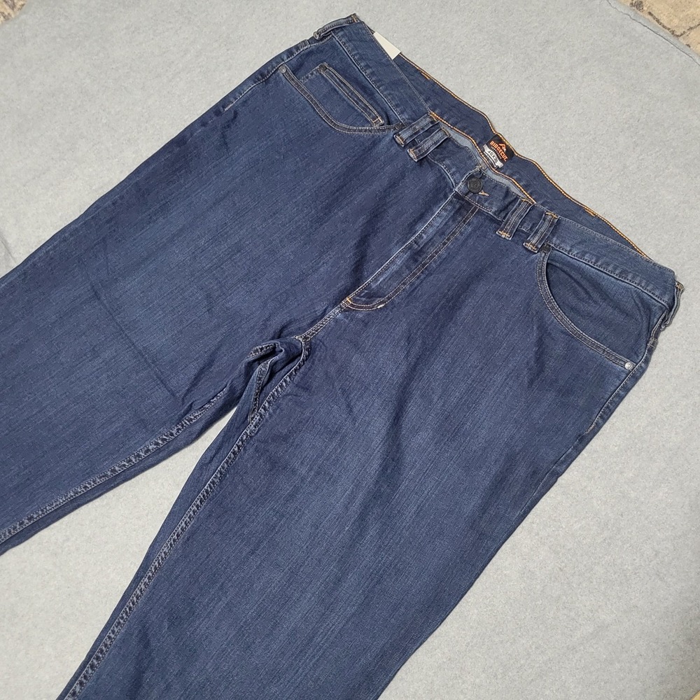 Ridgecut Toughwear Flex Work Jeans Straight Fit Mare Blue 46x30 NWT